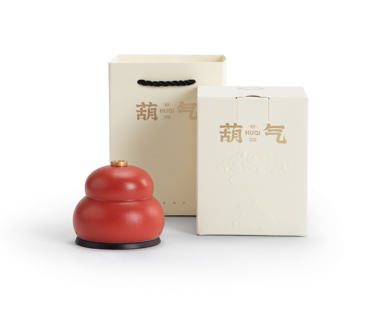 葫气香炉-中国红