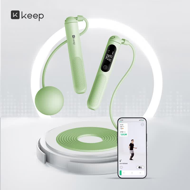 Keep智能跳绳SR2燃脂健身绿色 绿色